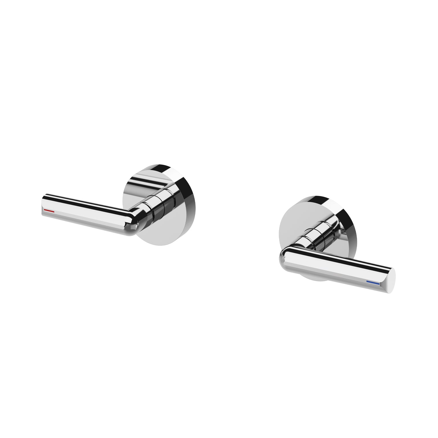 Phoenix Vivid Slimline Plus Lever Wall Top Assemblies 15mm Extended Spindles 119-0671-1