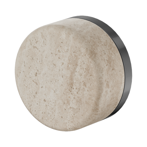 Nero Serenity Progressive Shower Mixer Rome Travertine Handle 24E003