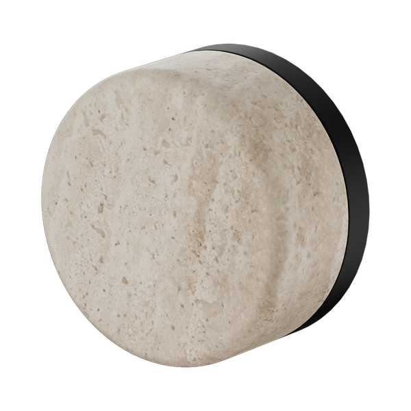 Nero Serenity Progressive Shower Mixer Rome Travertine Handle 24E003