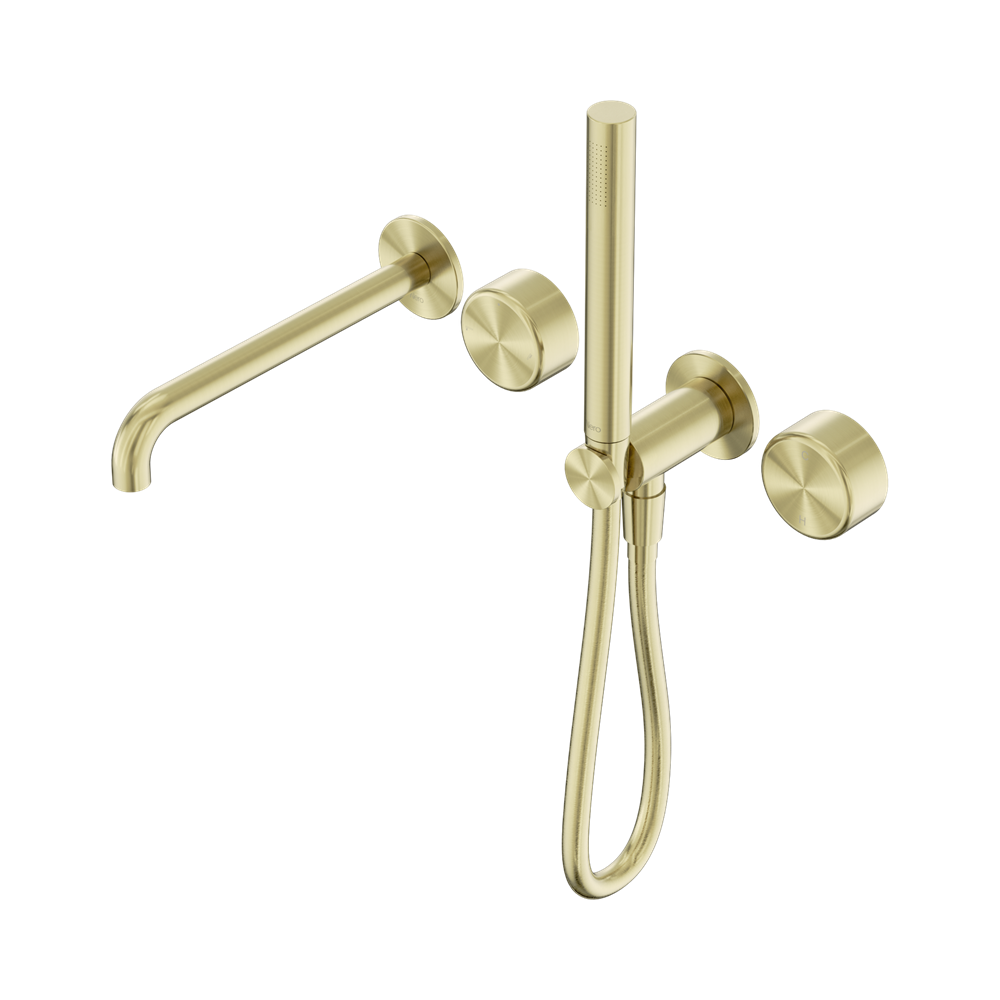 Nero Serenity Progressive Shower System with Spout & Slim Hand Shower Metal Handle 24E012