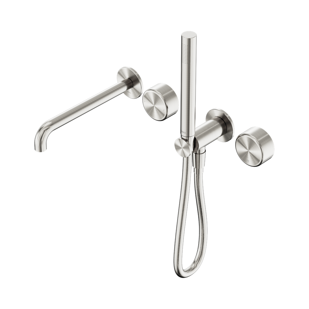 Nero Serenity Progressive Shower System with Spout & Slim Hand Shower Metal Handle 24E012