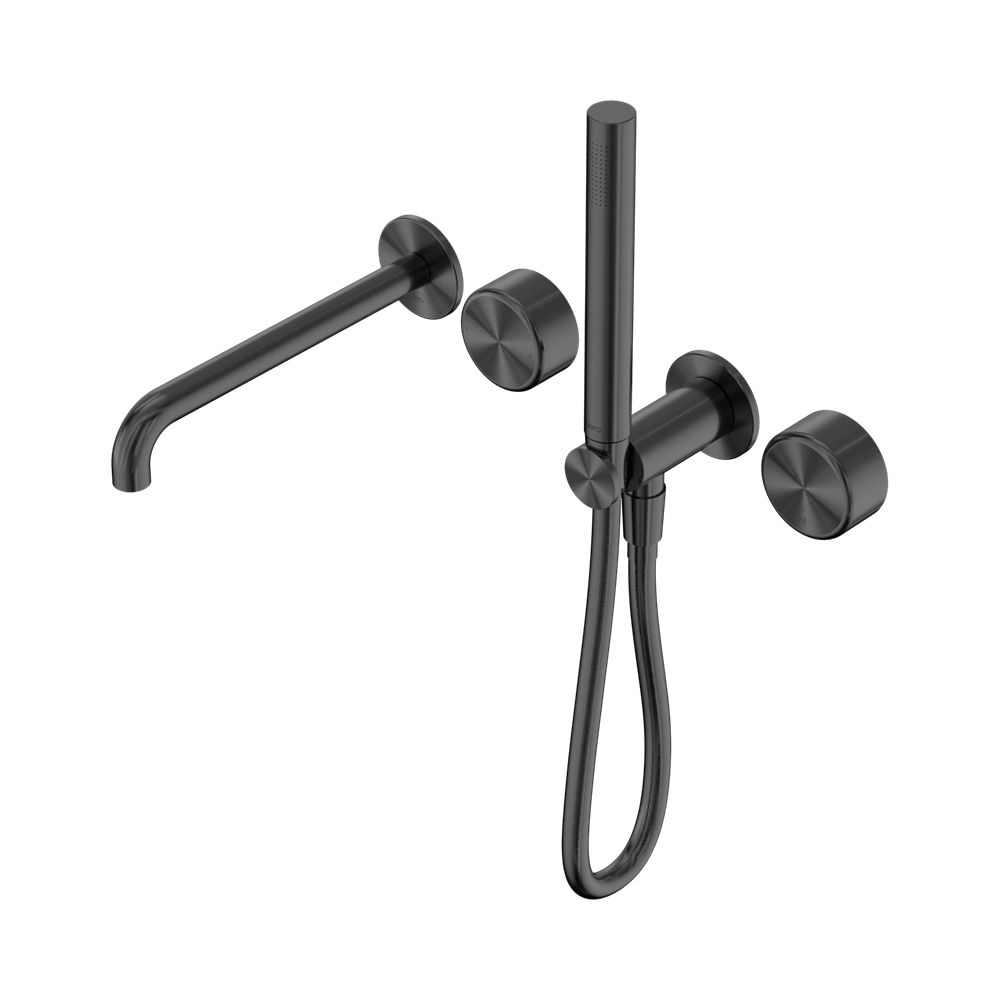 Nero Serenity Progressive Shower System with Spout & Slim Hand Shower Metal Handle 24E012