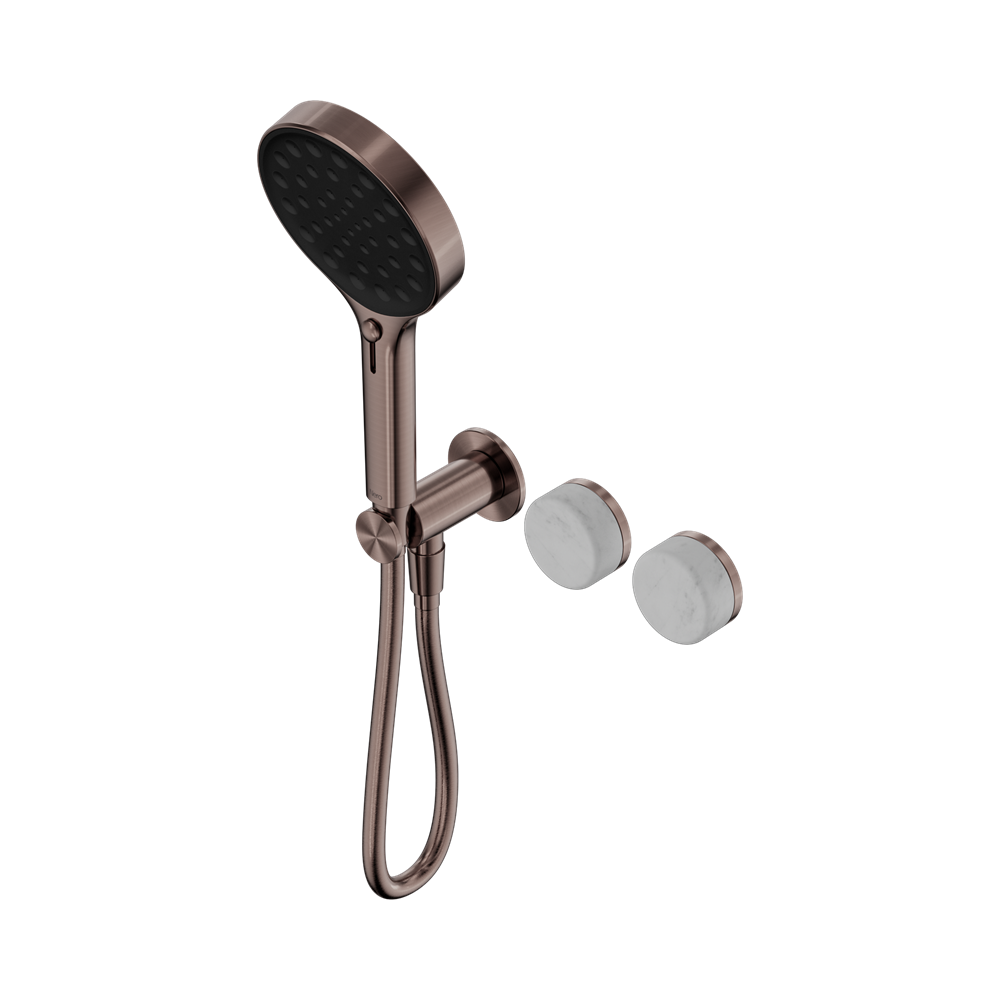 Nero Serenity Progressive Shower System with Serenity Hand Shower Carrara Handle 24E025