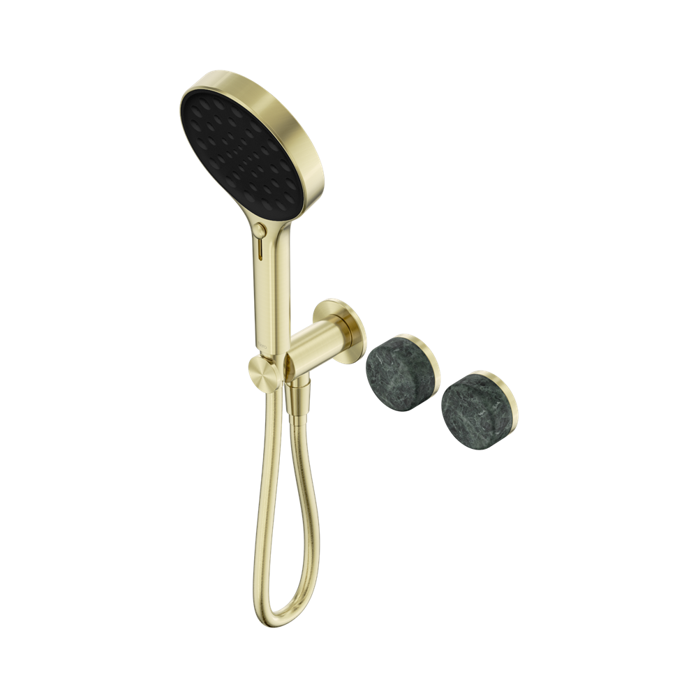 Nero Serenity Progressive Shower System with Serenity Hand Shower Verde Alpi Handle 24E026