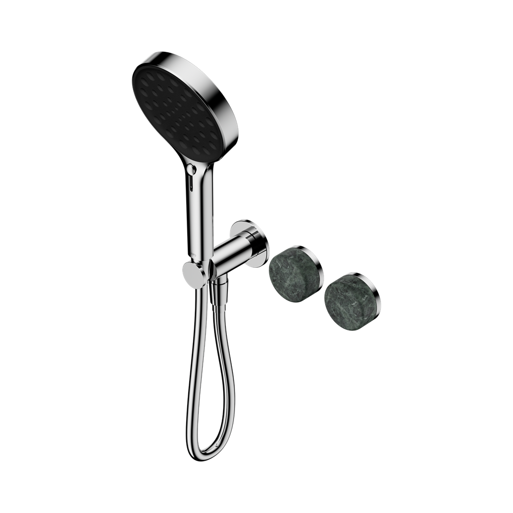 Nero Serenity Progressive Shower System with Serenity Hand Shower Verde Alpi Handle 24E026