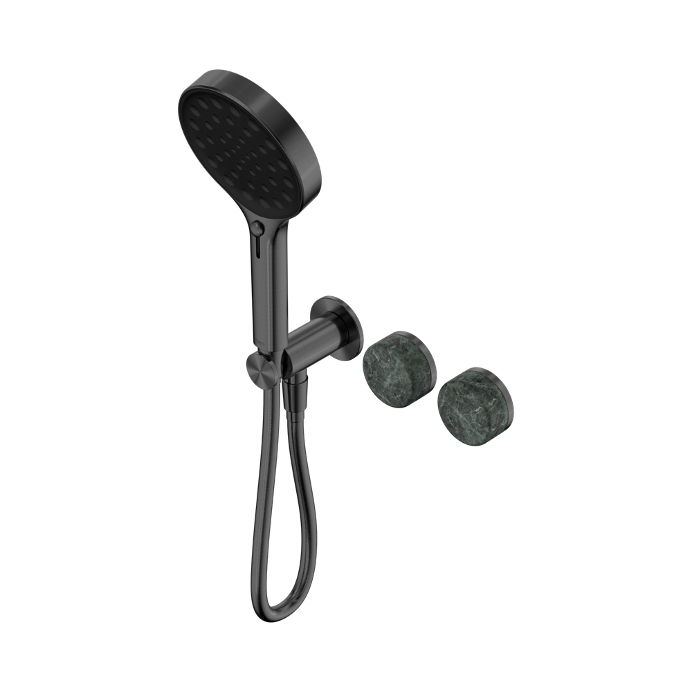 Nero Serenity Progressive Shower System with Serenity Hand Shower Verde Alpi Handle 24E026