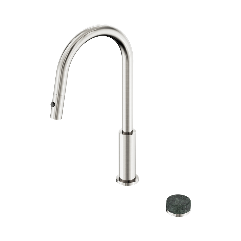 Nero Serenity Progressive Pullout Kitchen Set Verde Alpi Handle 24E056