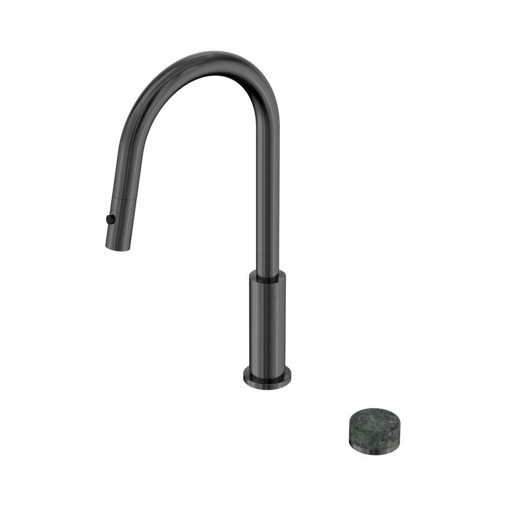 Nero Serenity Progressive Pullout Kitchen Set Verde Alpi Handle 24E056