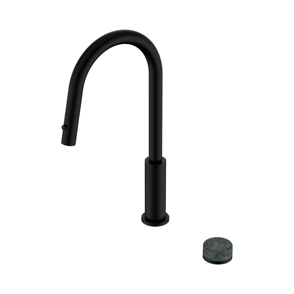 Nero Serenity Progressive Pullout Kitchen Set Verde Alpi Handle 24E056
