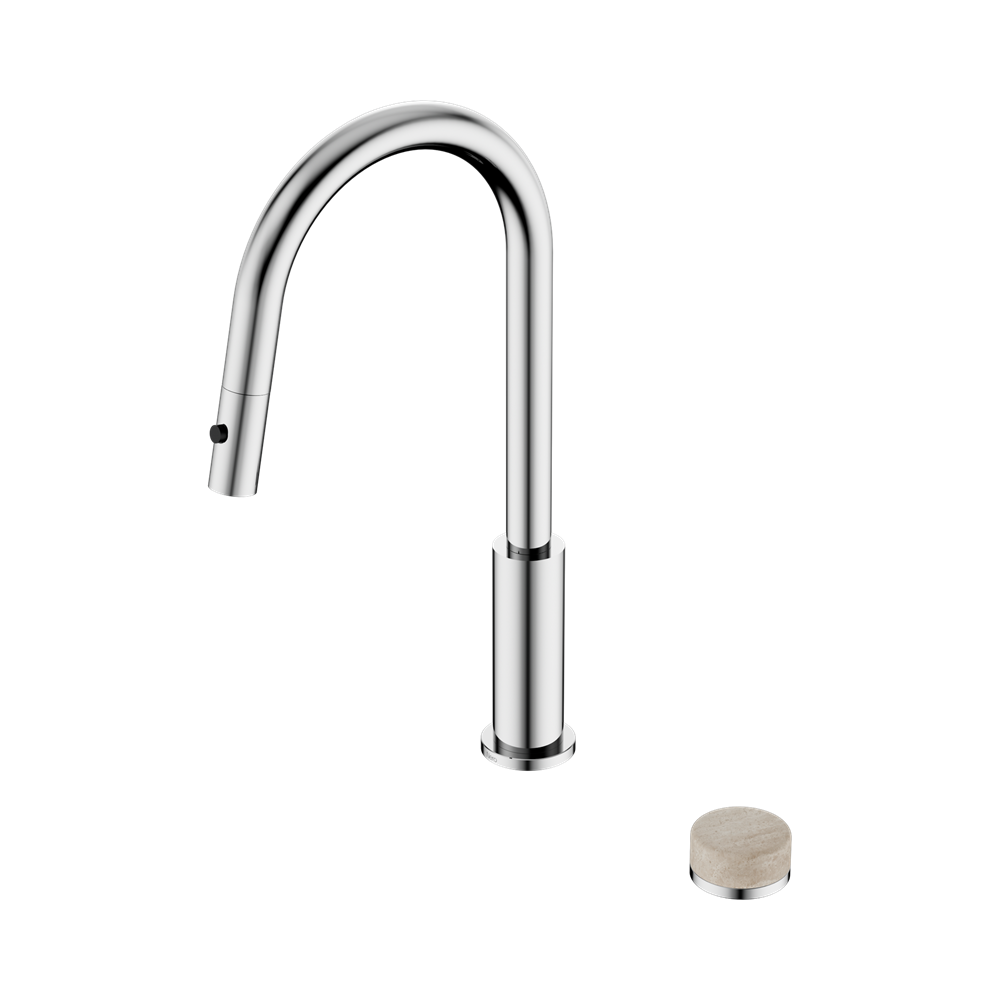Nero Serenity Progressive Pullout Kitchen Set Rome Travertine Handle 24E057