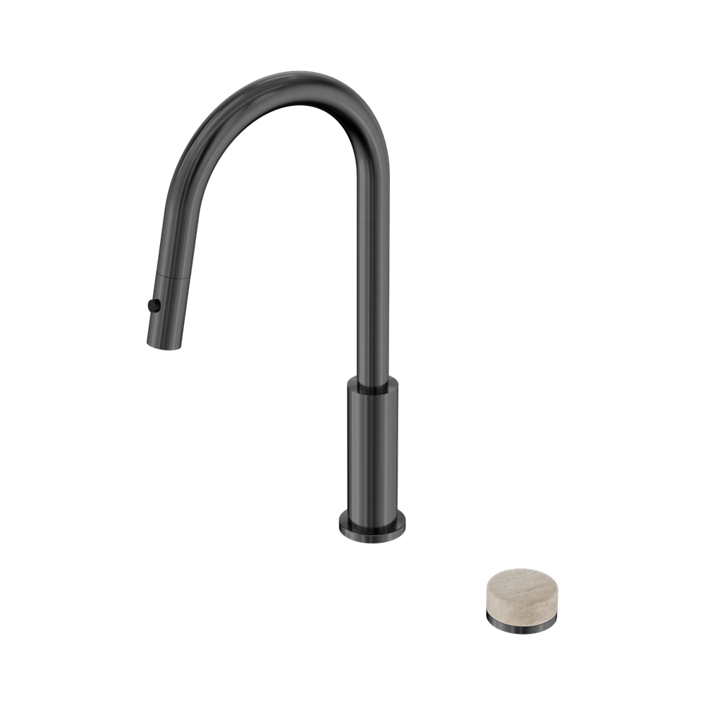 Nero Serenity Progressive Pullout Kitchen Set Rome Travertine Handle 24E057