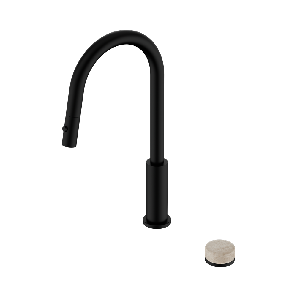 Nero Serenity Progressive Pullout Kitchen Set Rome Travertine Handle 24E057