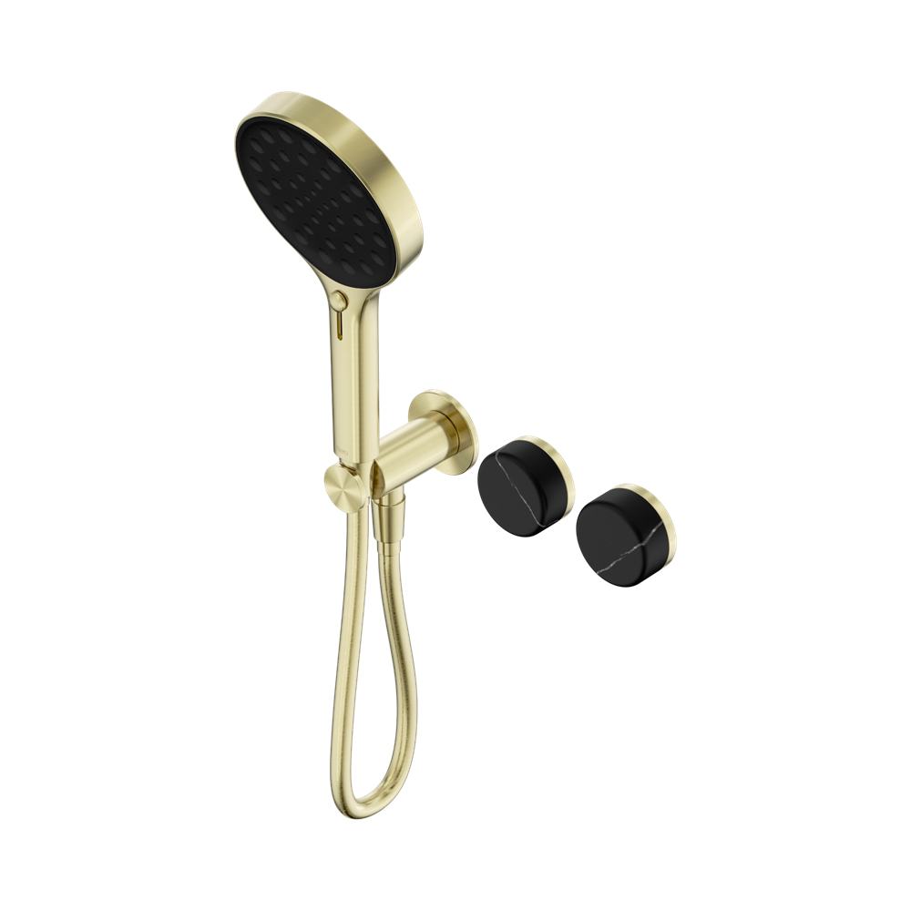 Nero Serenity Progressive Shower System with Serenity Hand Shower Marquina Black Handle 24E132