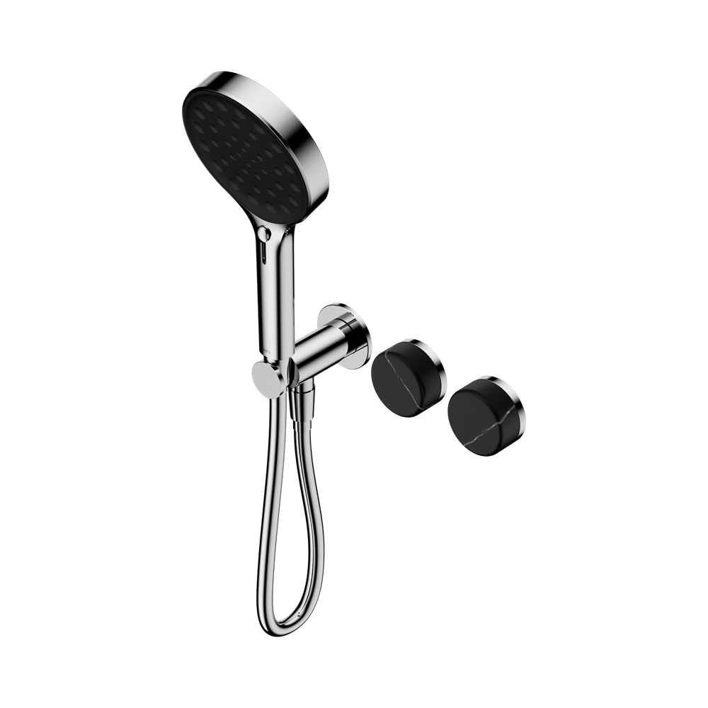 Nero Serenity Progressive Shower System with Serenity Hand Shower Marquina Black Handle 24E132