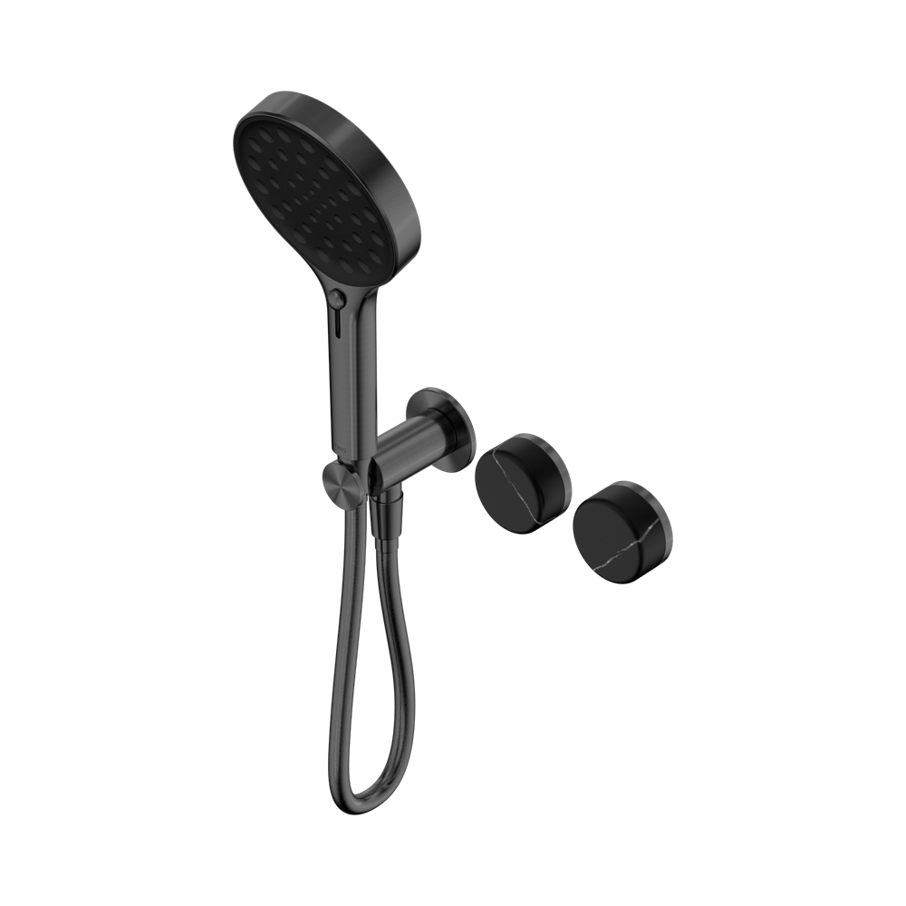 Nero Serenity Progressive Shower System with Serenity Hand Shower Marquina Black Handle 24E132