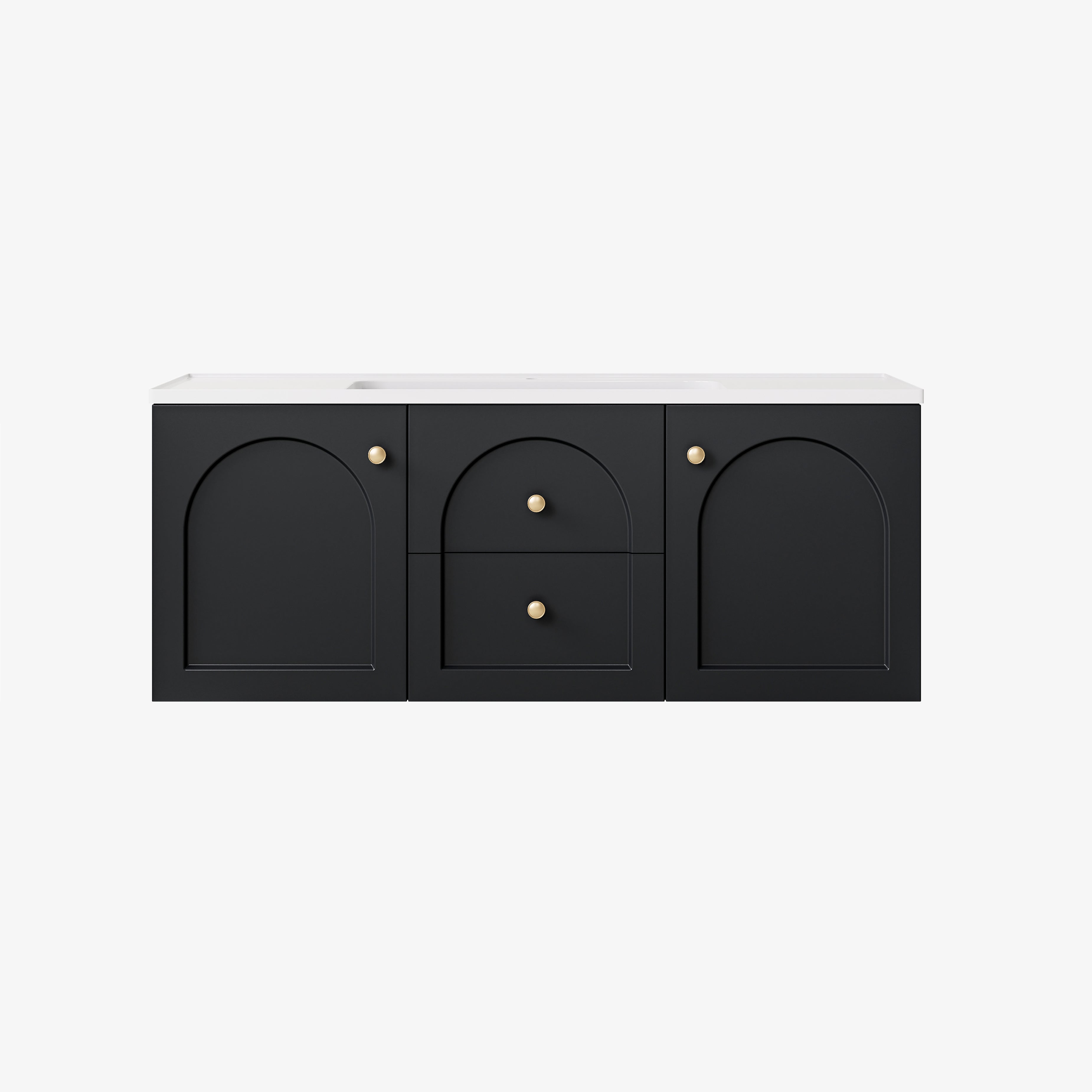 Lukka Chester 1200mm Wall Hung Centre Drawers Vanity Cabinet