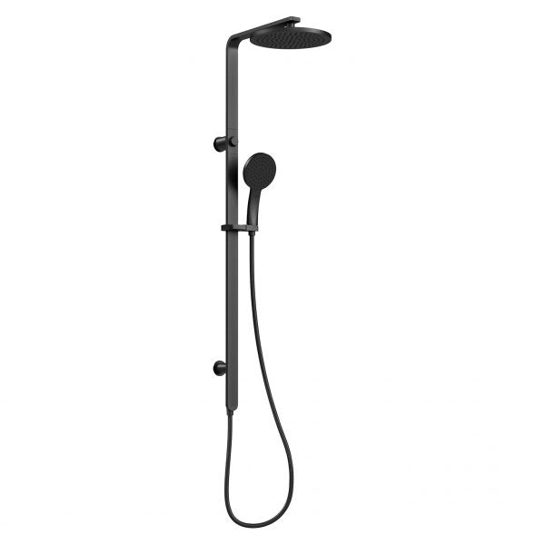 Phoenix NX Quil Twin Shower Matte Black 606-6500-10