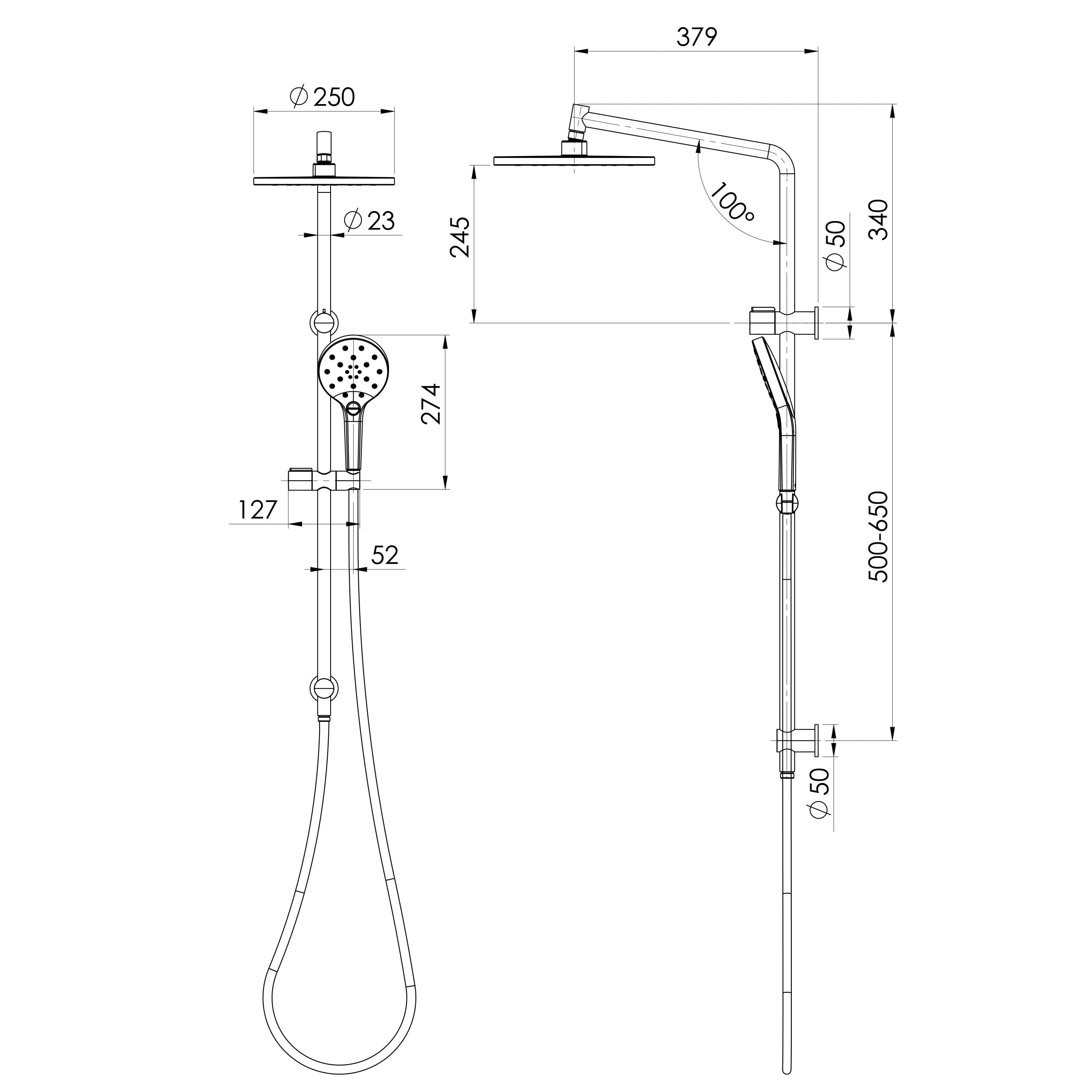 Phoenix Ormond Twin Shower 609-6530