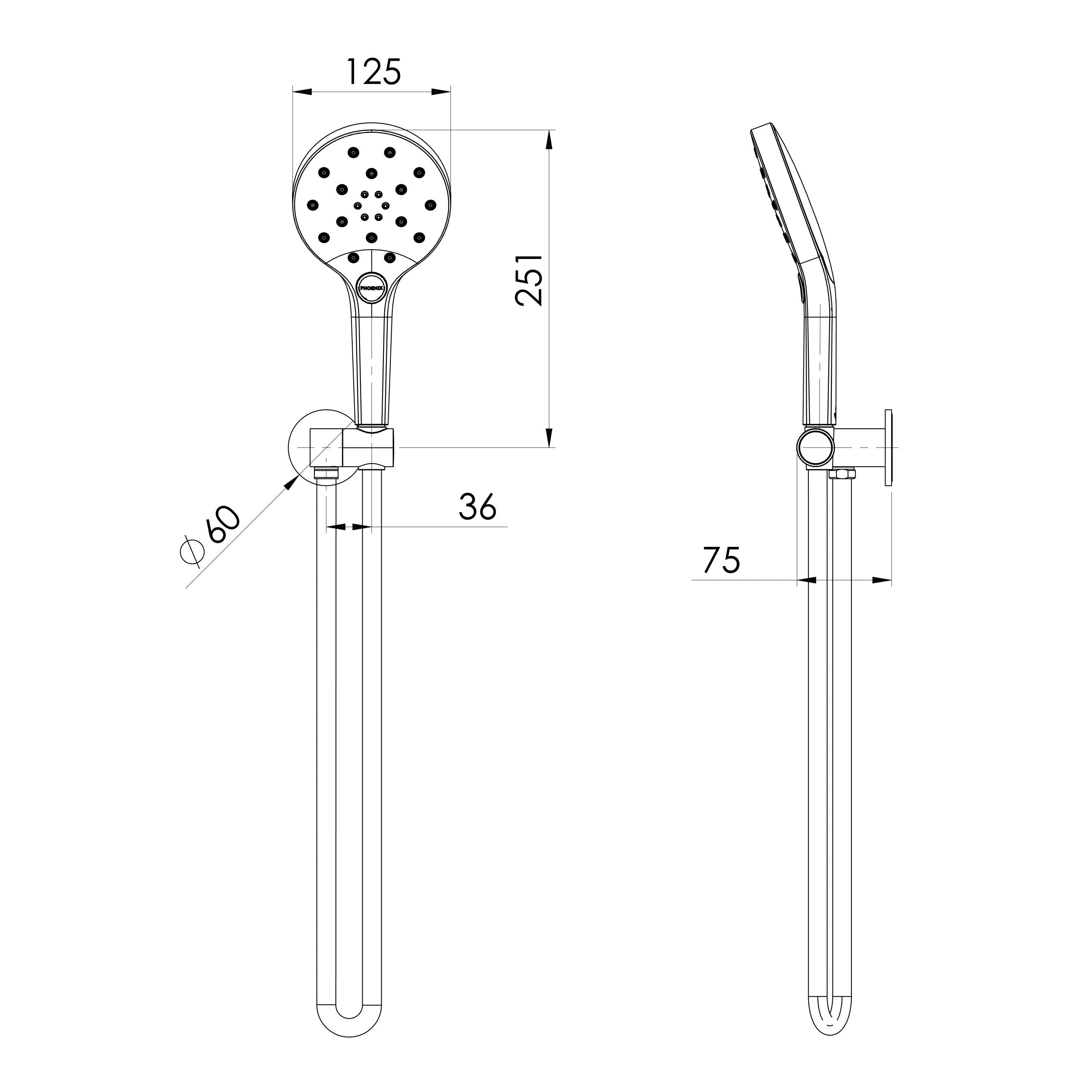 Phoenix Oxley Hand Shower 610-6630