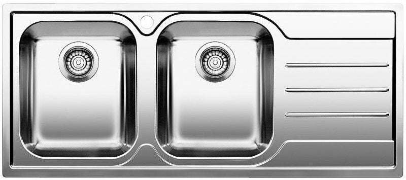 Blanco Double Bowl Single Drainer Left Hand Bowl MEDIAN8SLIFK5