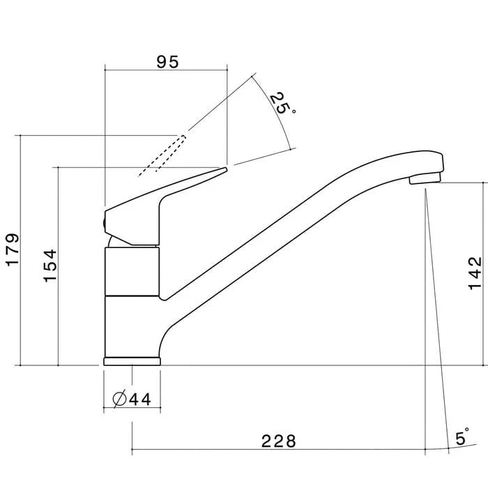 Caroma Sahara Sink Mixer 90251C4A