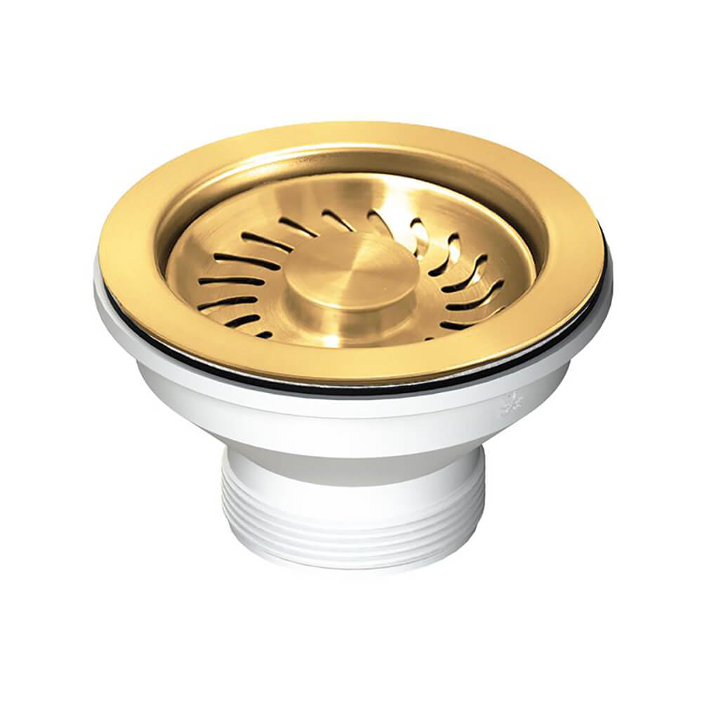 Turner Hastings Brushed Brass Basket Waste 90BW-BB