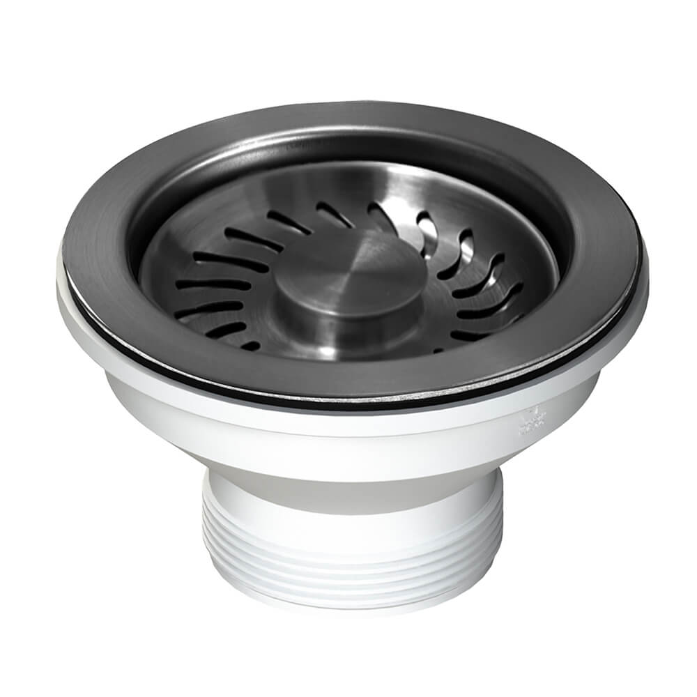 Turner Hastings Brushed Gunmetal Basket Waste 90BW-GM