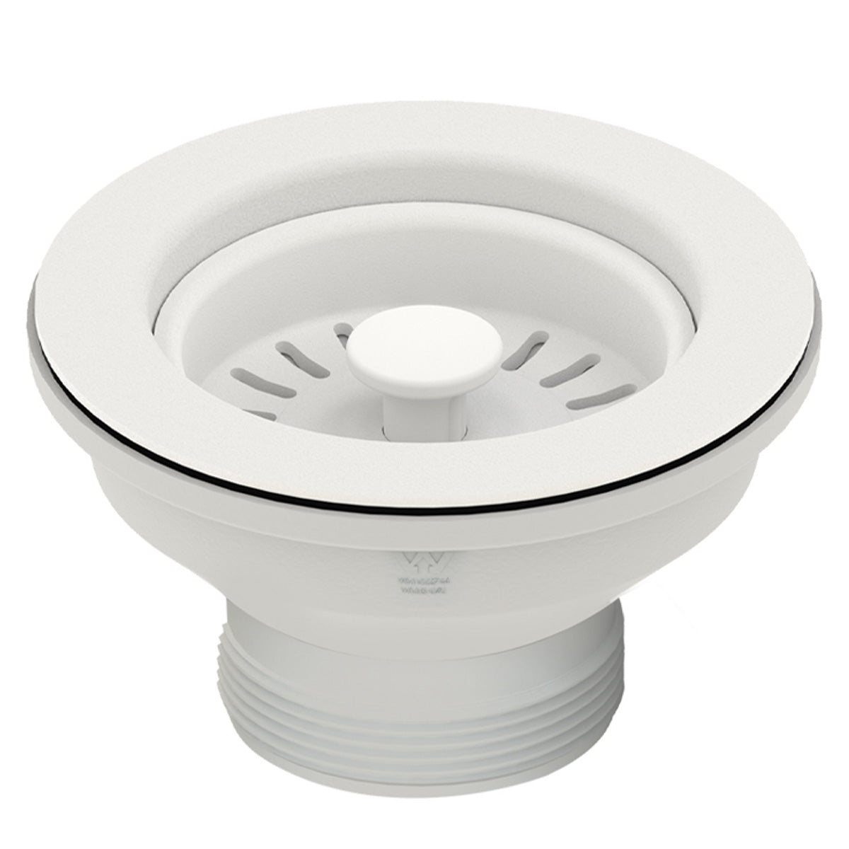 Turner Hastings Matte White Basket Waste 90BW-MW