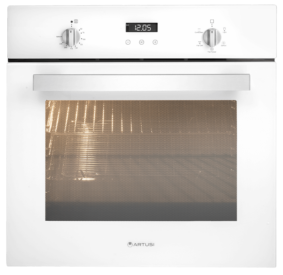 Artusi 60cm White Glass 5 Function Oven AO676W