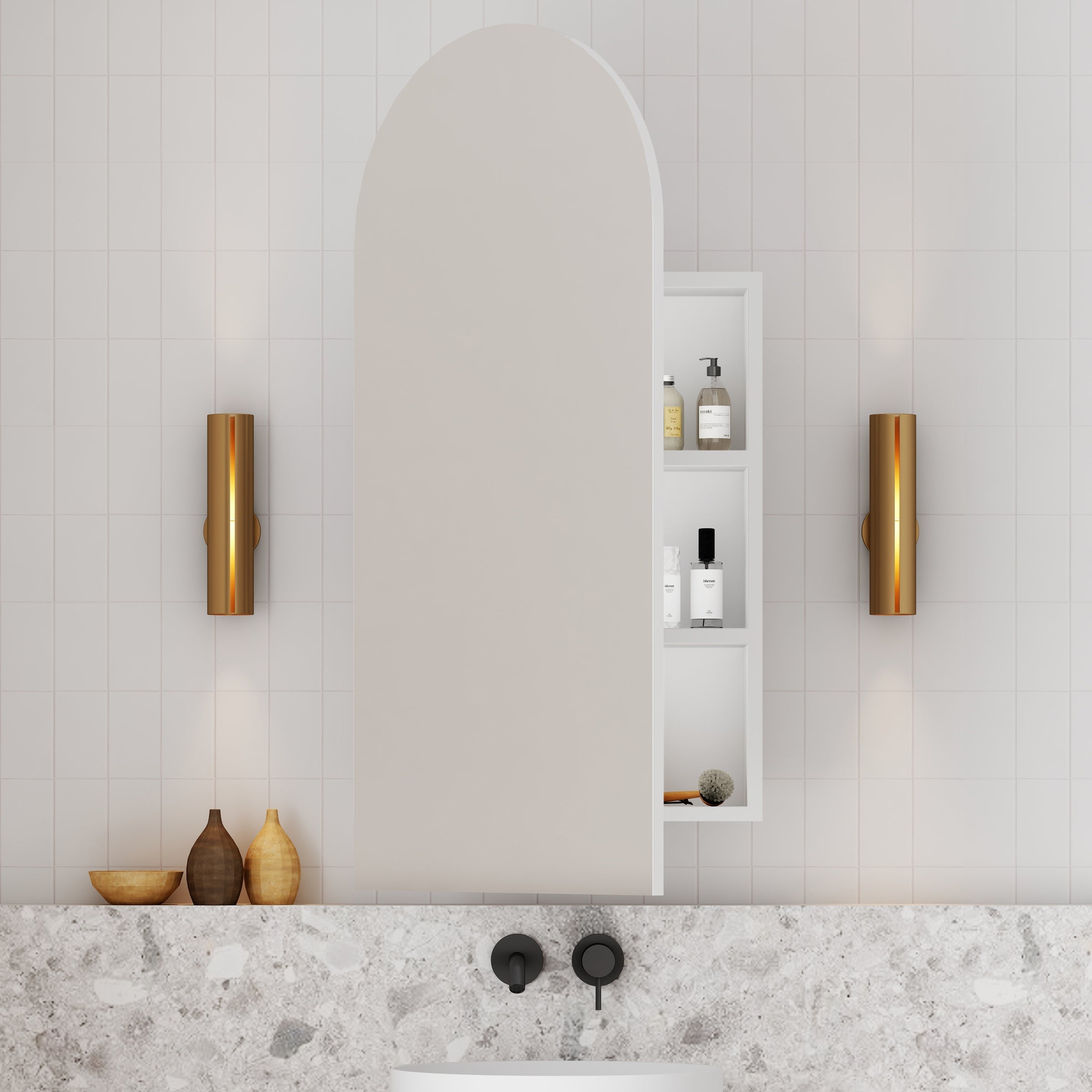 Cassa Design 450mm Archied Shaving Cabinet
