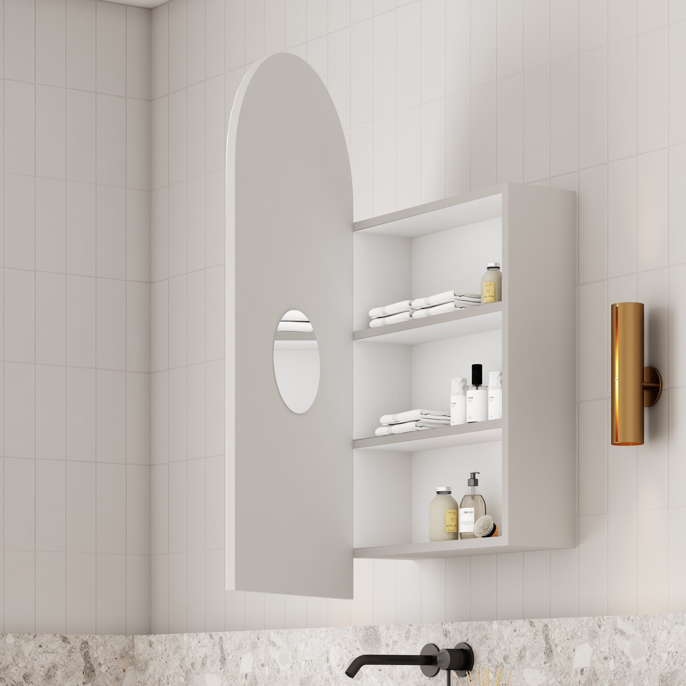 Cassa Design 450mm Archied Shaving Cabinet