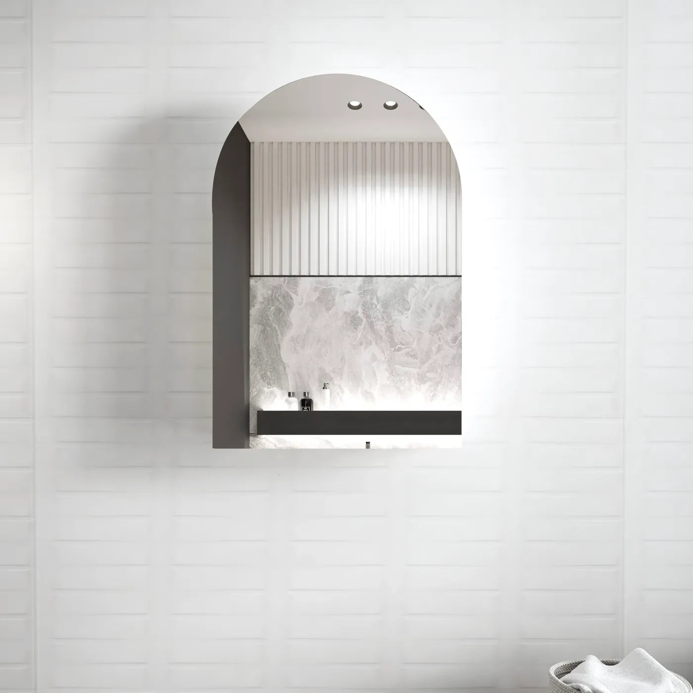 Otti Archie Designer Shaving Cabinet - ARSV9060