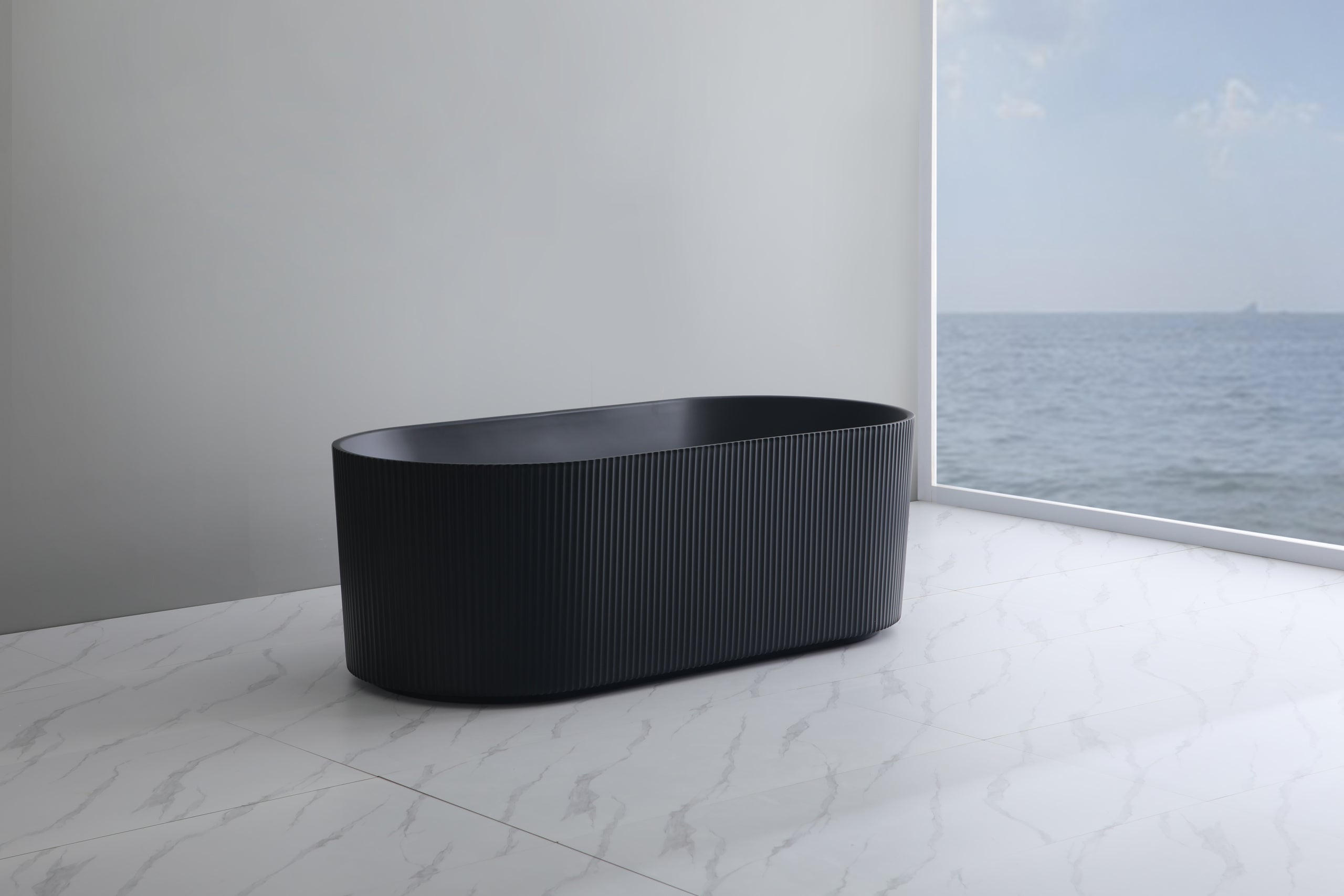 Poseidon Ally Groove Freestanding Bath Tub AGV1700