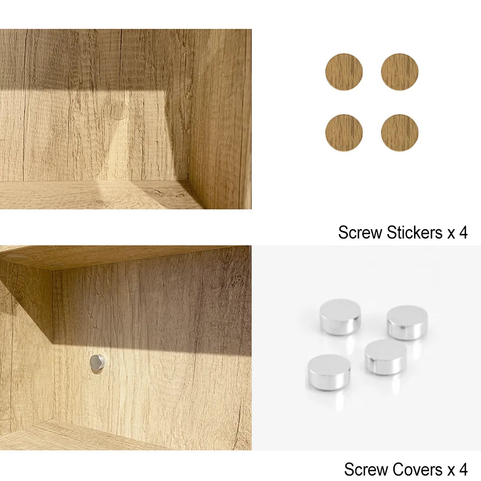 Otti Byron 900mm Shaving Cabinet Natural Oak BYSV900N