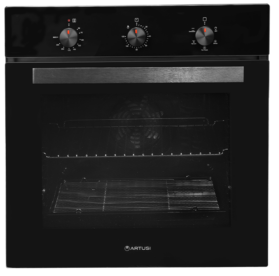 Artusi 60cm Black Glass 5 Function Oven CAO601B/2