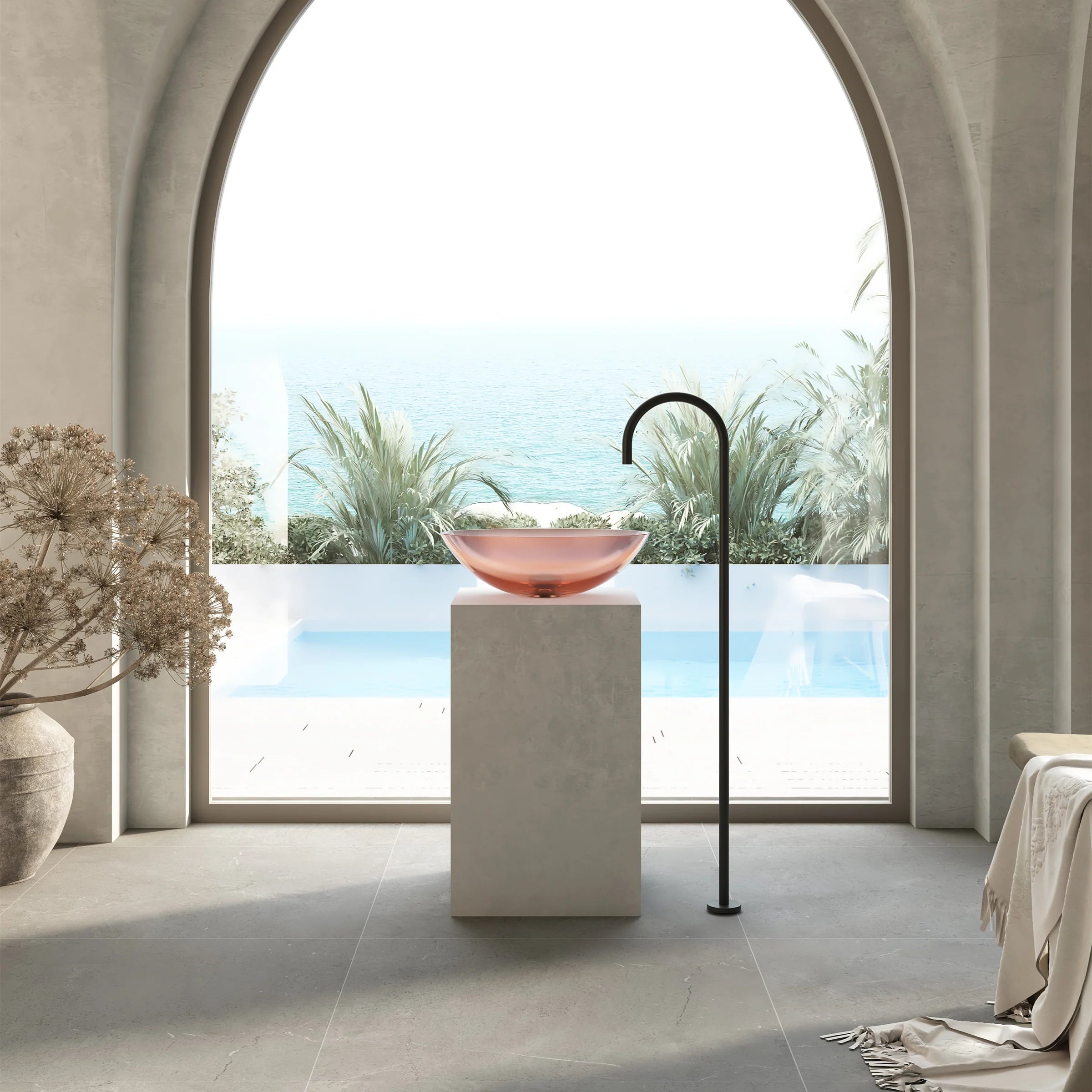 Cassa Design Wow Translucency Oval Above Counter Basin SBO5036