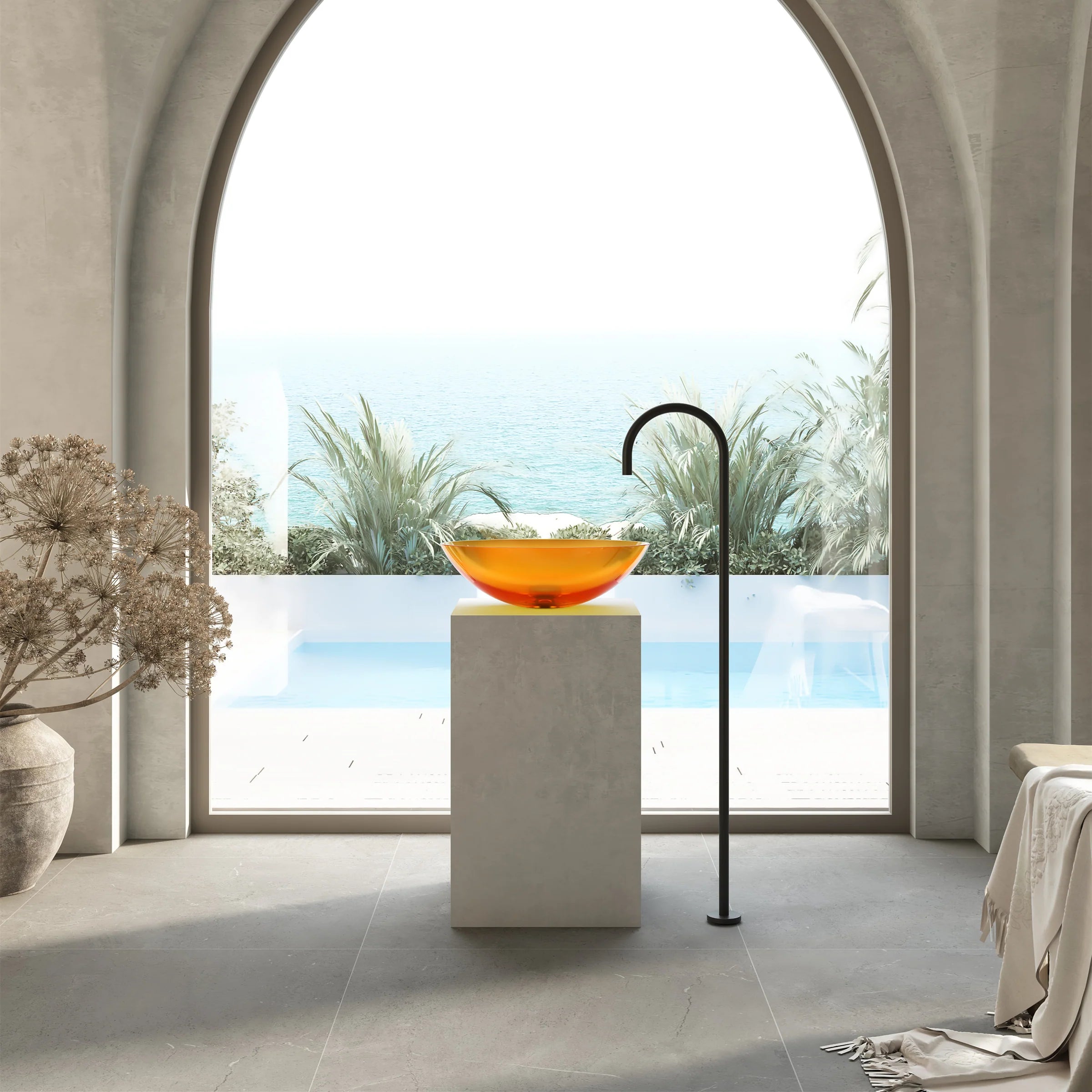 Cassa Design Wow Translucency Oval Above Counter Basin SBO5036