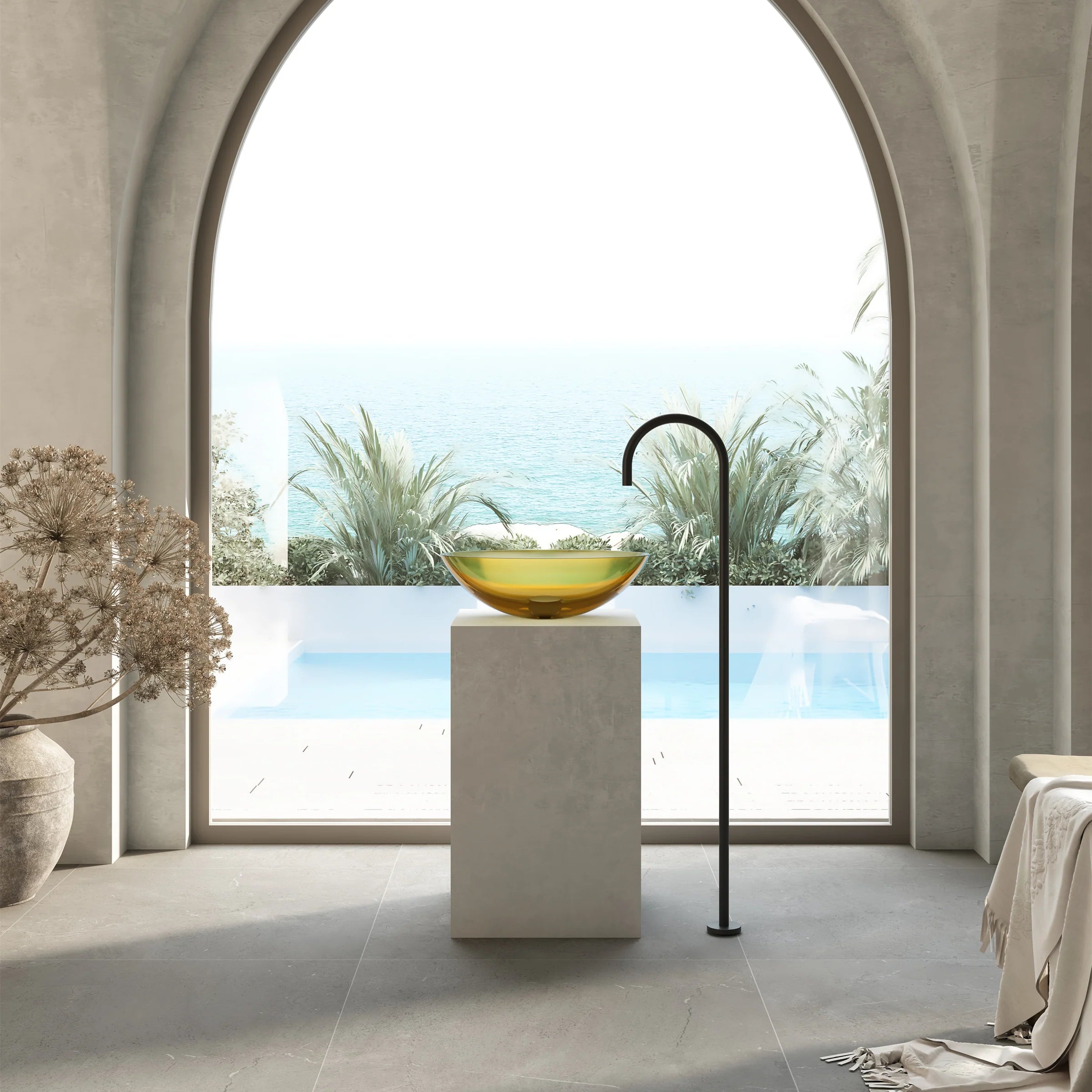 Cassa Design Wow Translucency Oval Above Counter Basin SBO5036