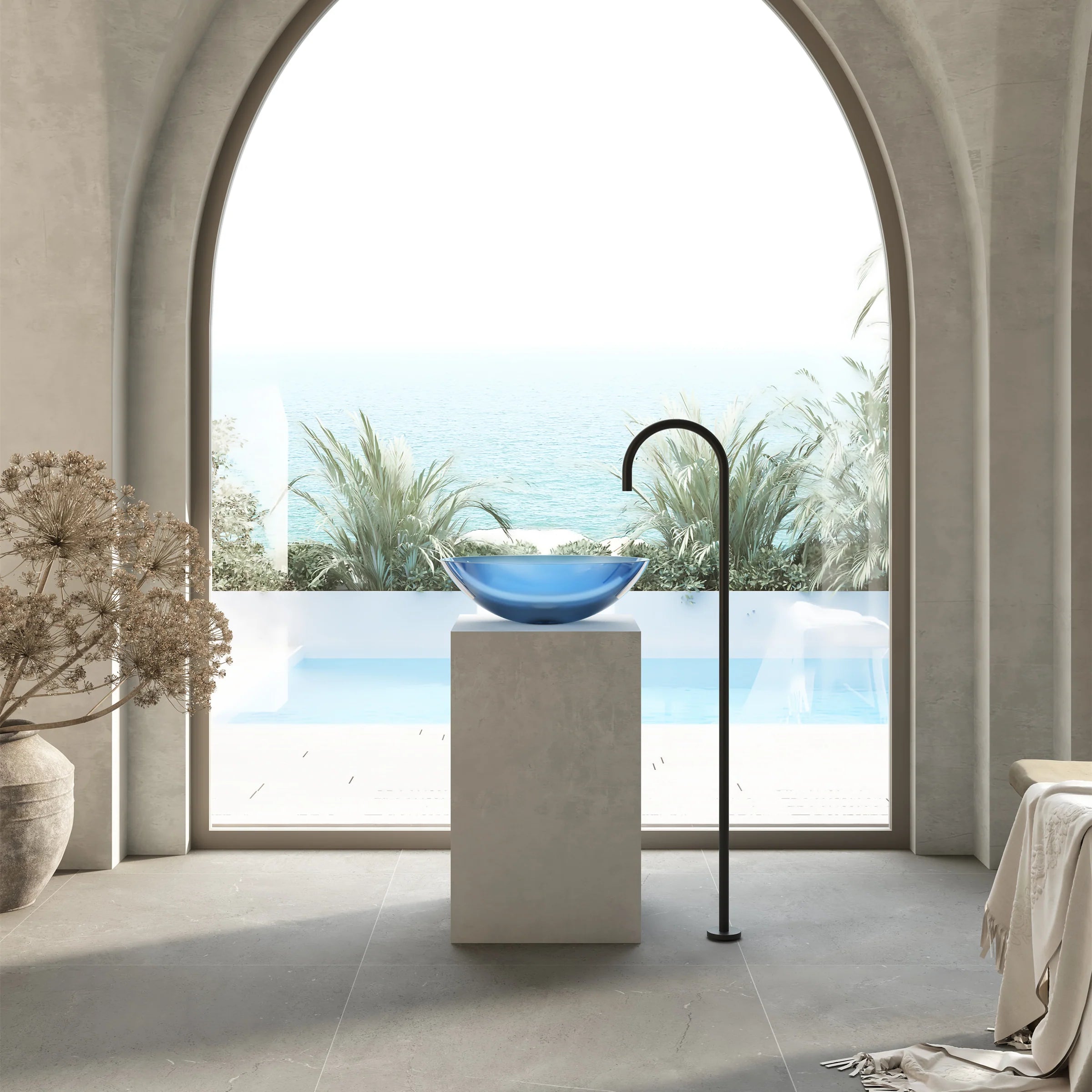 Cassa Design Wow Translucency Oval Above Counter Basin SBO5036