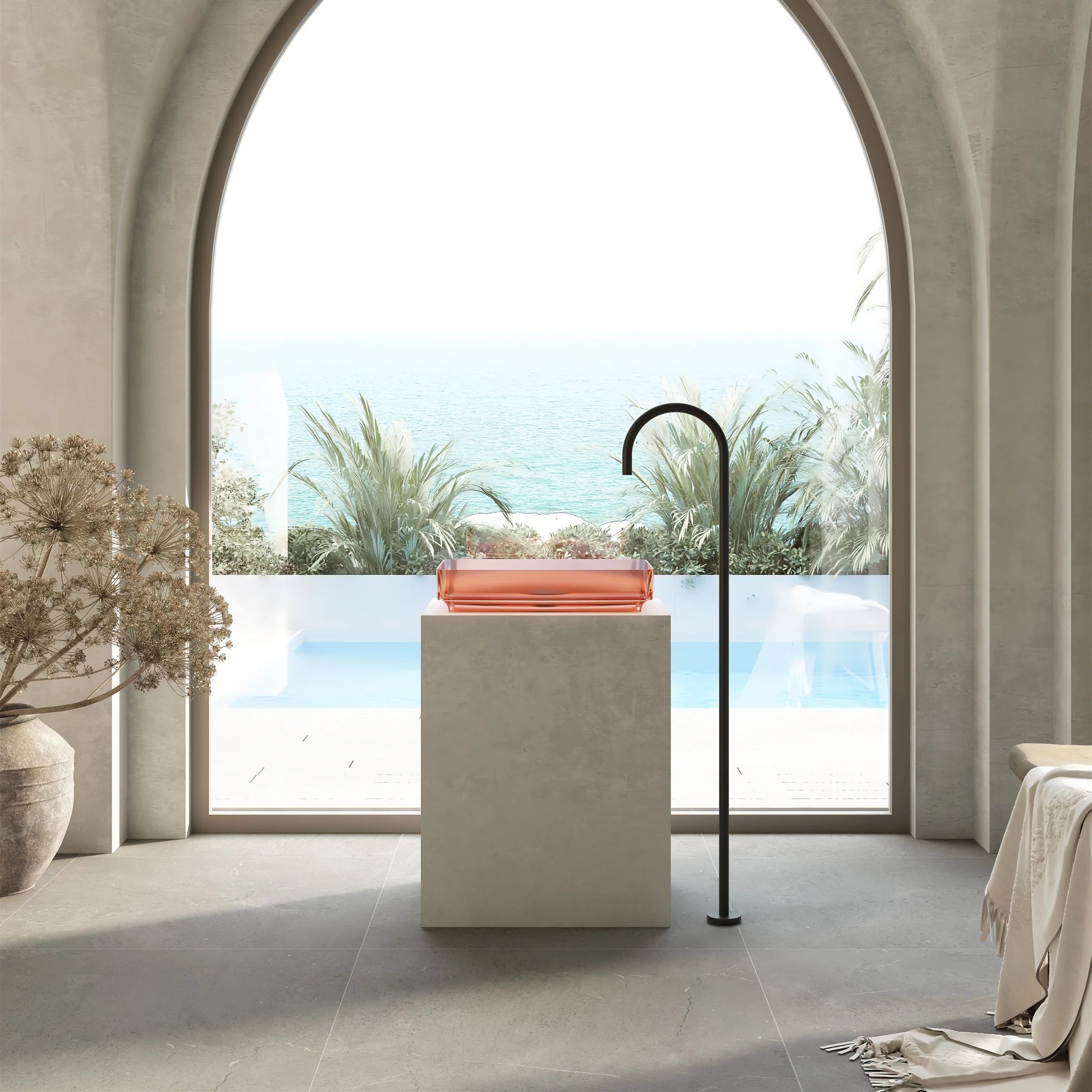 Cassa Design Wow Translucency Rectangular Above Counter Basin SBS5036
