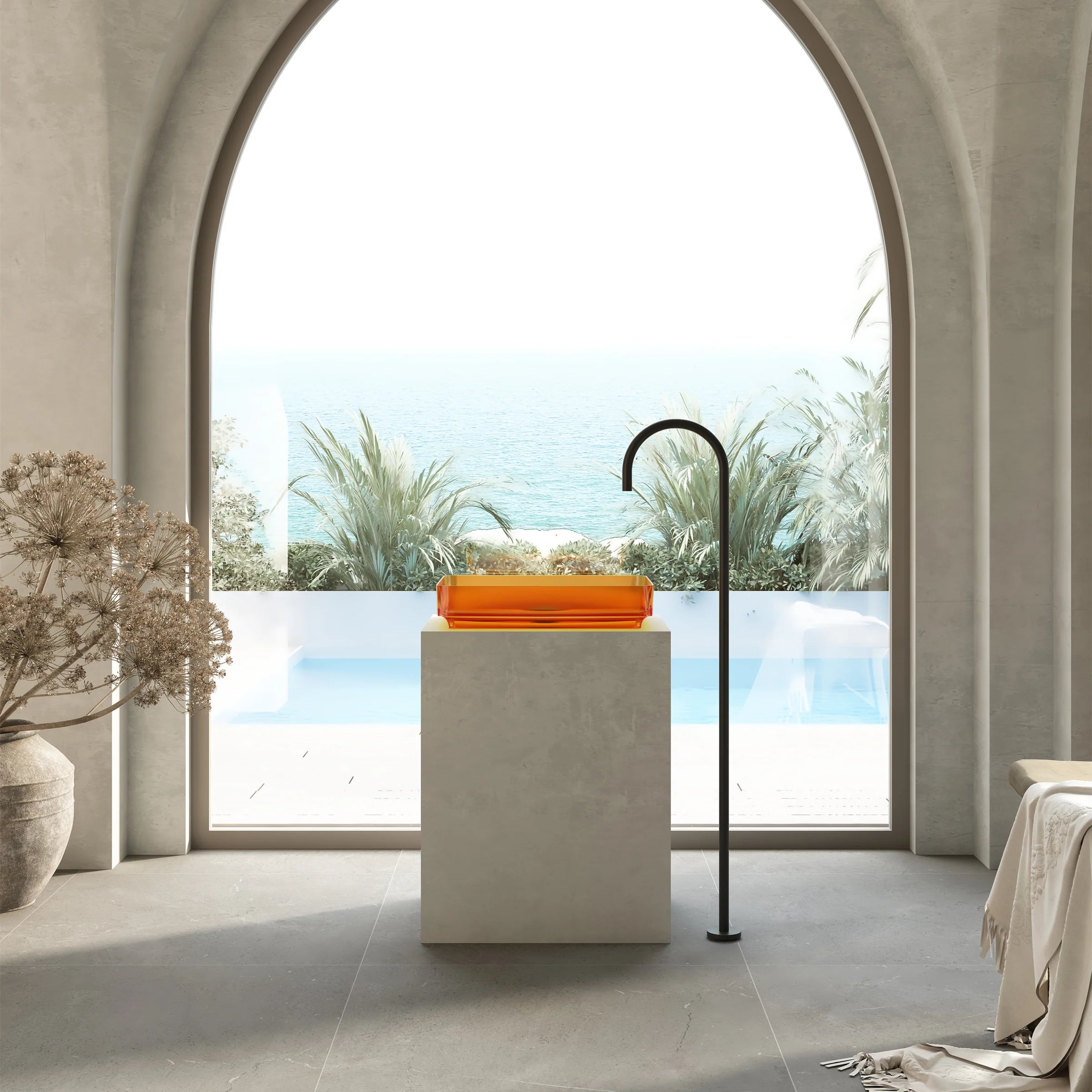 Cassa Design Wow Translucency Rectangular Above Counter Basin SBS5036