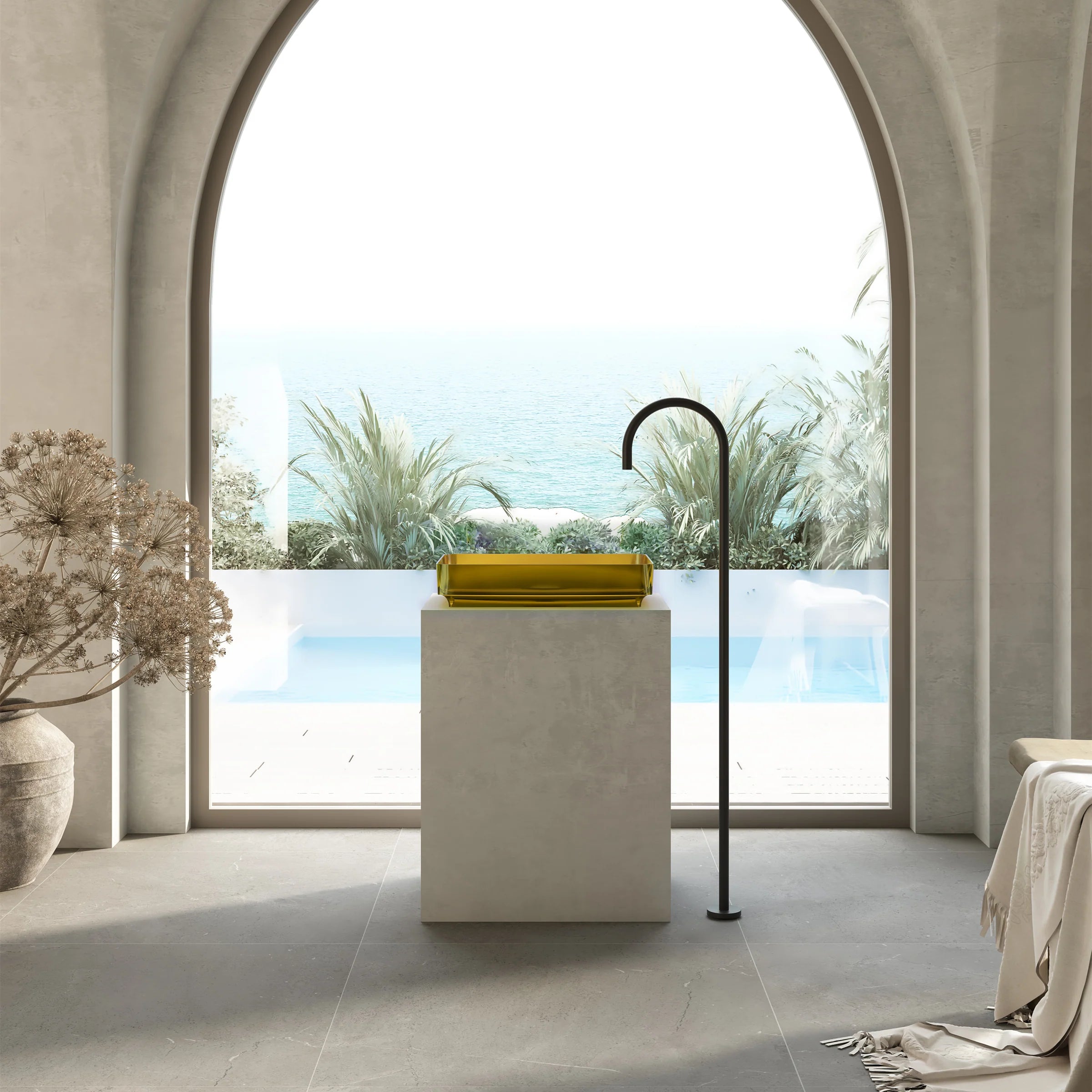 Cassa Design Wow Translucency Rectangular Above Counter Basin SBS5036