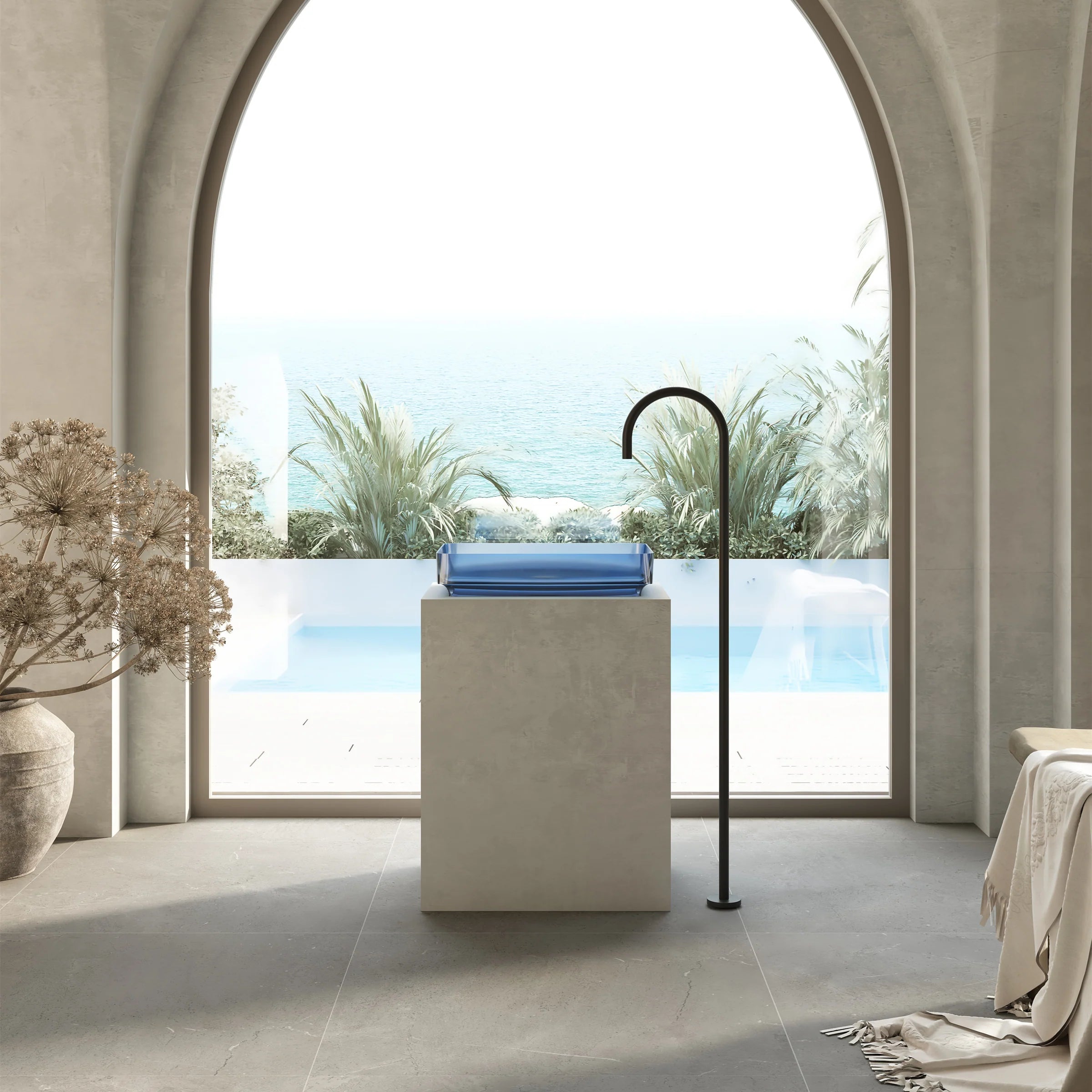 Cassa Design Wow Translucency Rectangular Above Counter Basin SBS5036