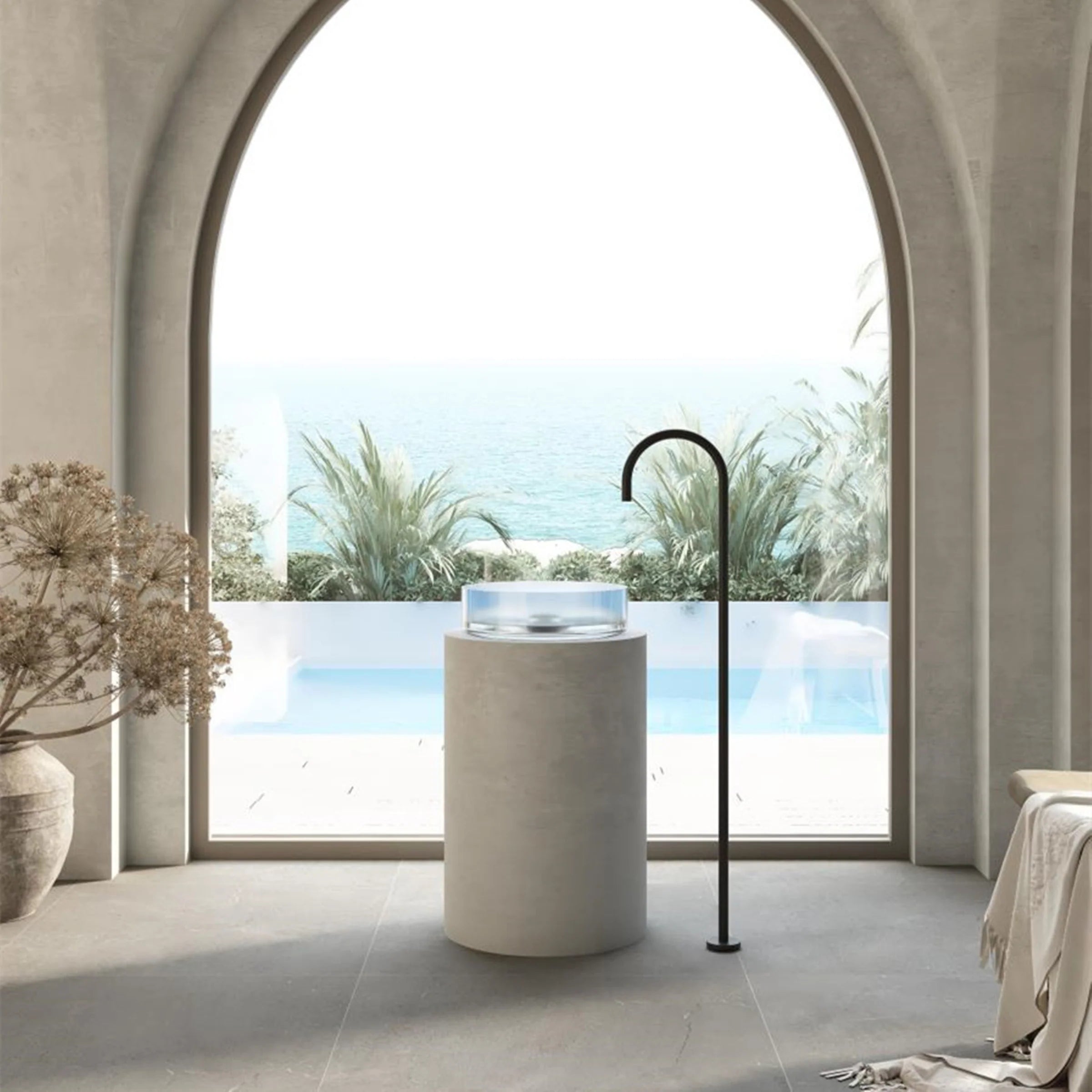 Cassa Design Wow Translucency Round Above Counter Basin SBR3636