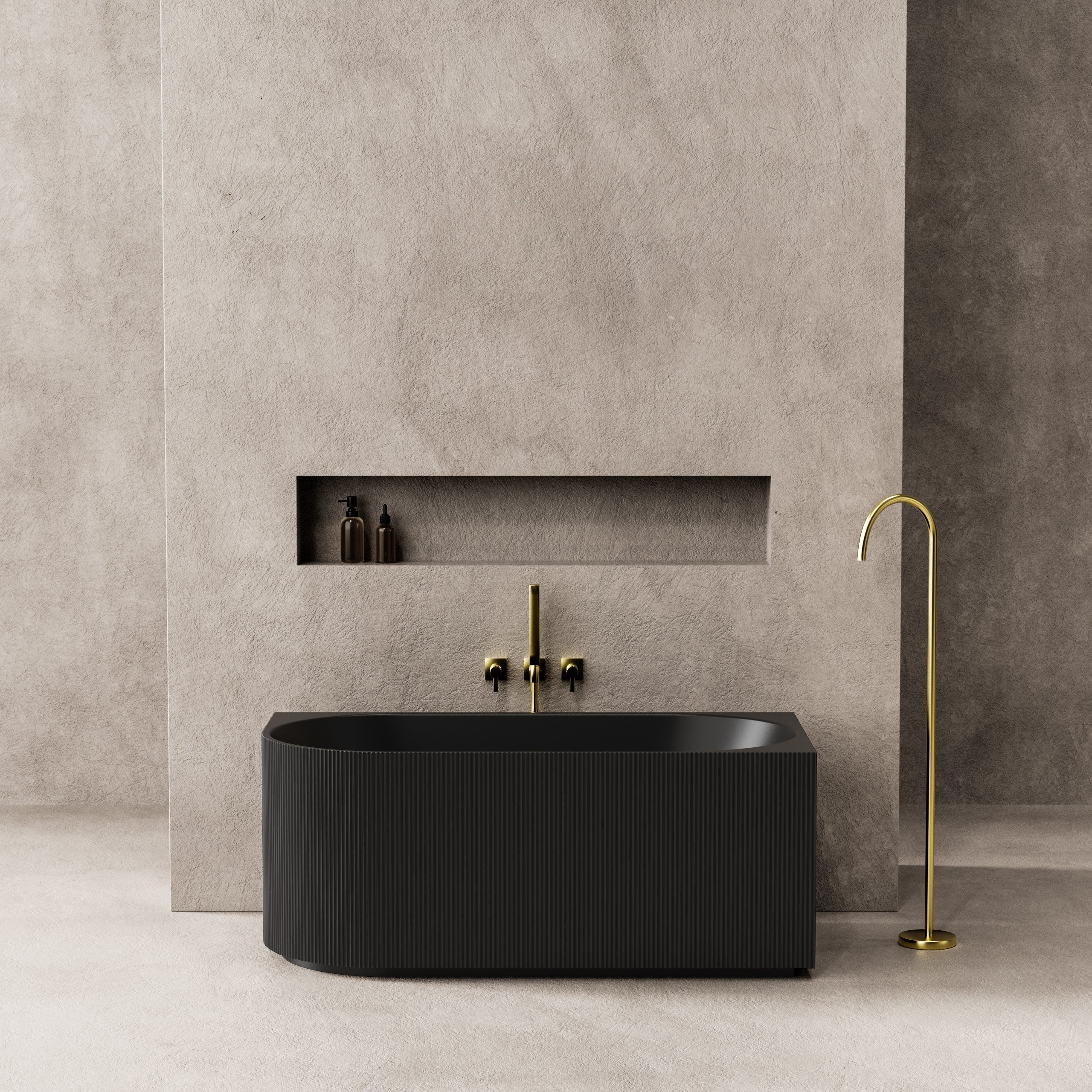 Poseidon Capri Right Hand Corner Back to Wall Bath Tub CBT1700R