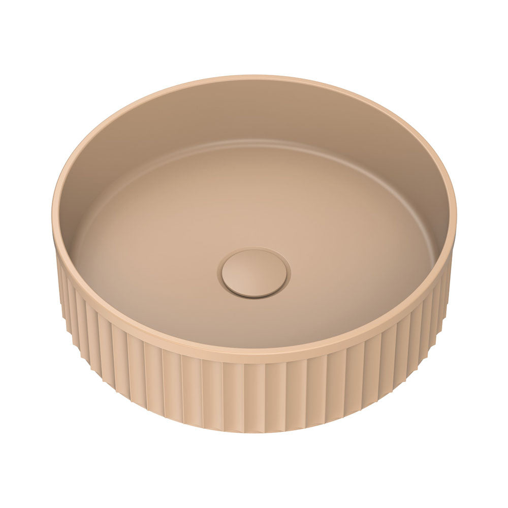 Fienza Minka Fluted Above Counter Solid Surface Basin CSB802