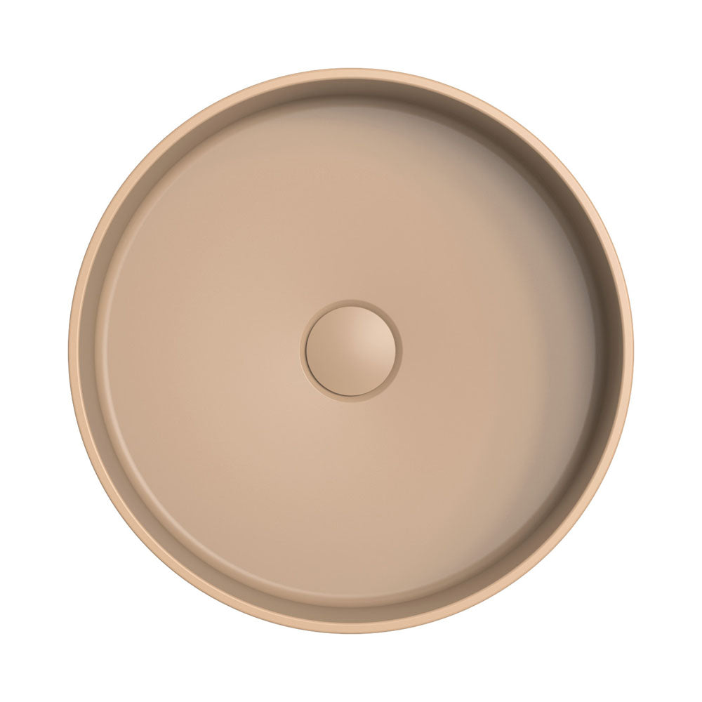 Fienza Minka Fluted Above Counter Solid Surface Basin CSB802