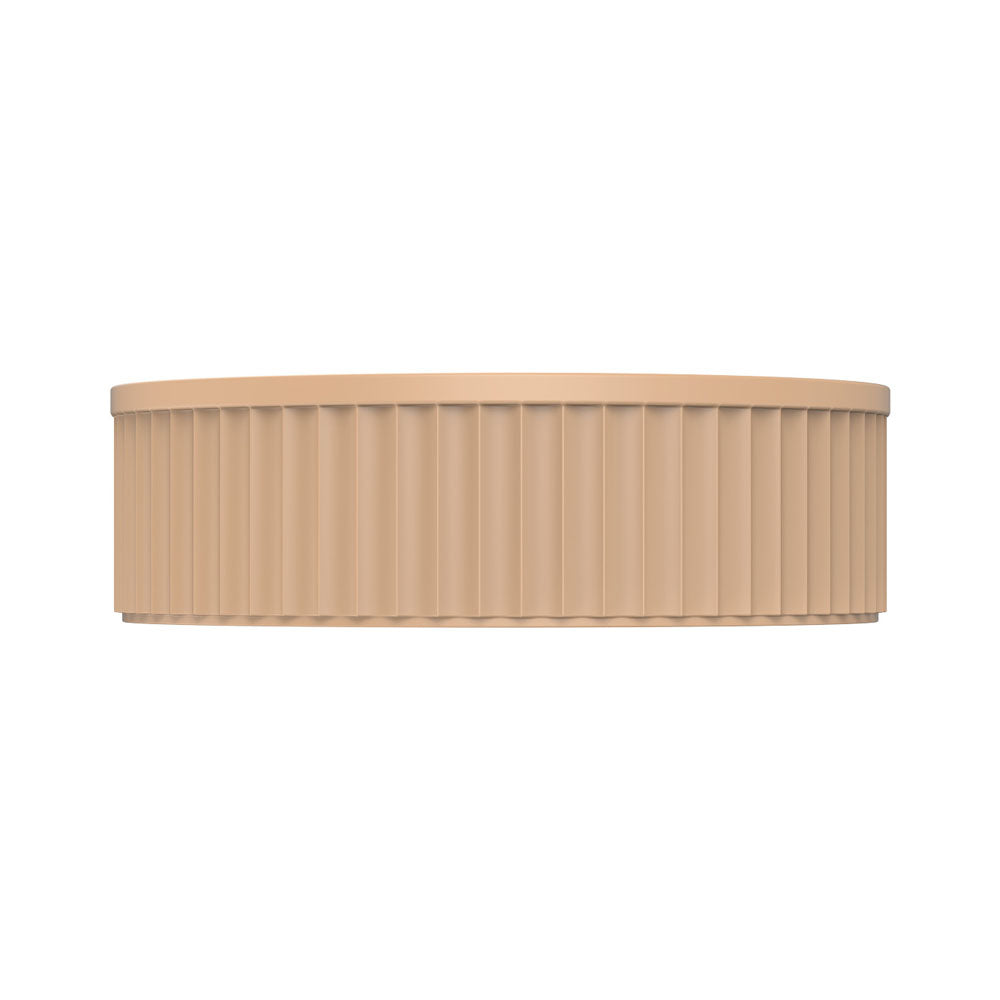 Fienza Minka Fluted Above Counter Solid Surface Basin CSB802