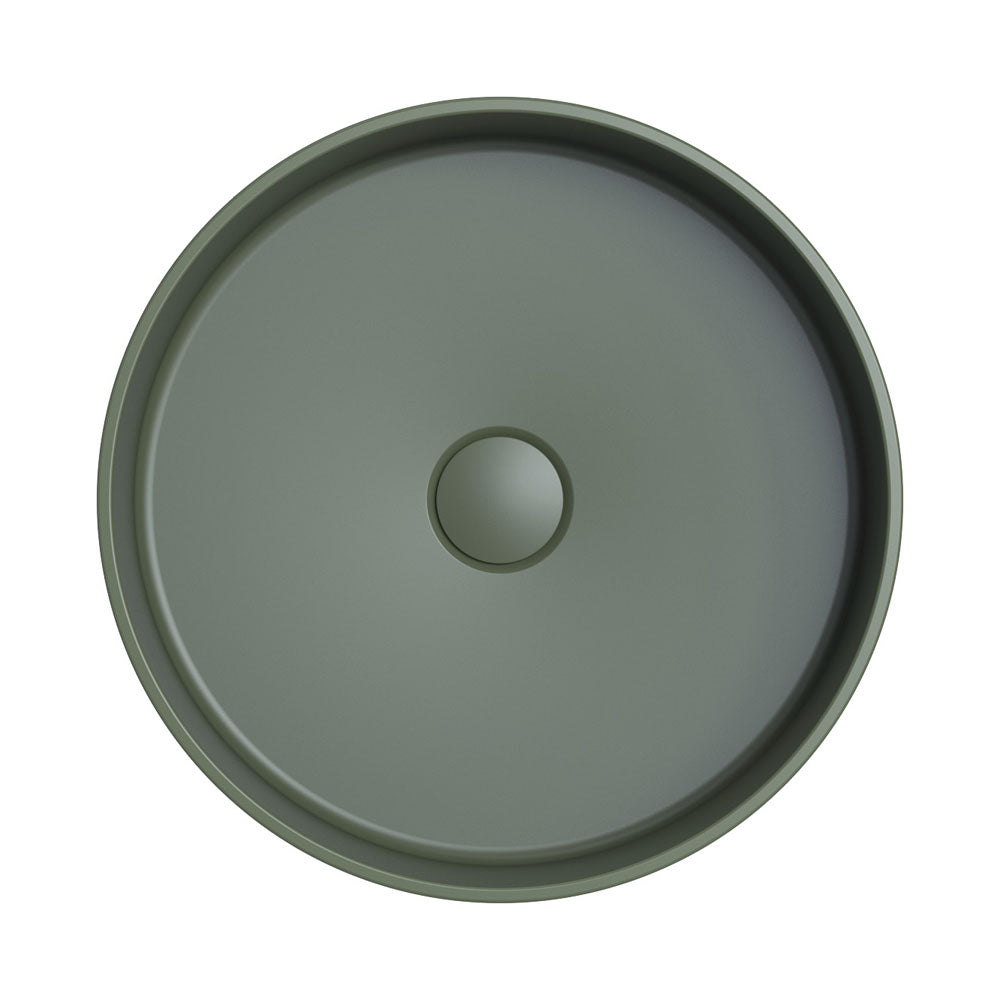 Fienza Minka Fluted Above Counter Solid Surface Basin CSB802