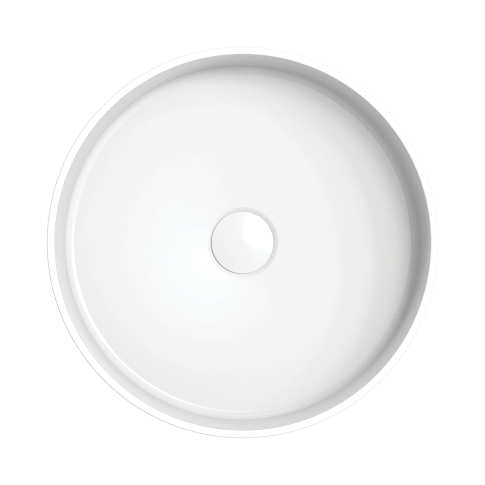 Fienza Minka Fluted Above Counter Solid Surface Basin CSB802
